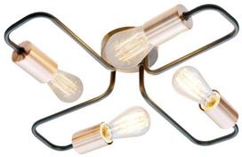 Šviestuvas lubų Candellux Herpe 34-66923, E27, 4 x 60 W, vario sp.