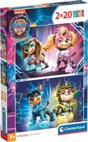 Dėlionė 2in1 Clementoni Mighty Movie Paw Patrol 24805, 18 cm x 27 cm, 40 vnt., įvairių spalvų