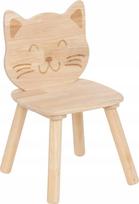 Vaikiška kėdė Atmosphera Cat, šviesiai ruda sp., 28 cm x 50 cm