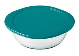 Kepimo forma su dangčiu Pyrex Cook & Store, skaidri sp./žalia sp., 26 cm x 26 cm, 2.3 l
