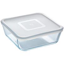 Kepimo forma su dangčiu Pyrex Cook & Freeze, skaidri sp./pilka sp., 20 cm x 20 cm, 2 l