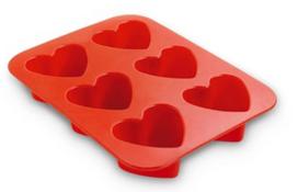 Silikoninė kepimo forma Guardini Juliette, raudona sp., 17 cm x 22.5 cm