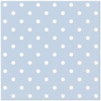 Popierinės servetėlės PAW Blue Dots, 25 cm x 25 cm, įvairių spalvų, 20 vnt.