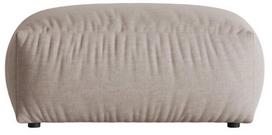 Pufas Micadoni Home Martina Structured, tamsaus smėlio spalva, 106 cm x 106 cm x 44 cm