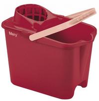 Grindų plovimo kibiras Mery Cleaning, 14 l, raudona sp.