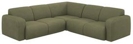 Kampinė sofa Micadoni Molino Chenille Rebel, šviesiai žalia sp., 252 x 252 cm x 75 cm