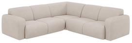 Kampinė sofa Micadoni Molino Chenille Rebel, smėlio sp., 252 x 252 cm x 75 cm