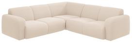 Kampinė sofa Micadoni Molino Boucle, smėlio sp., 252 x 252 cm x 75 cm