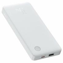 Nešiojamas įkroviklis (Power bank) Baseus, 10000 mAh, 15 W, balta sp.