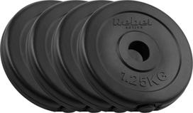 Diskinis svoris Rebel Active, 4 x 1.25 kg