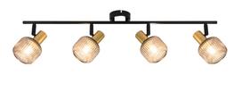 Šviestuvas nukreipiamasis Domoletti Shadow R5021009A-4TU, E14, 4 x 25 W, aukso sp.
