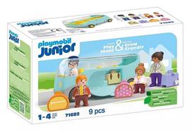 Konstruktorius Playmobil Junior Oro uosto pervežimo autobusiukas 71682, 9 vnt.
