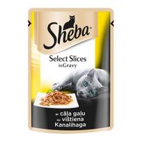 Šlapias kačių maistas Sheba, 0.085 kg