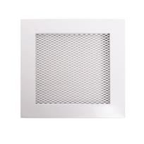 Židinio grotelės Hearth x 17 cm x 17 cm, plienas, balta sp.