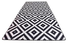Kiliminis takas Conceptum Hypnose Black White 286CHL3913, balta sp./juoda sp., 300 cm x 80 cm