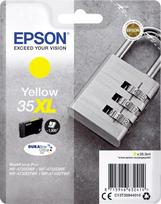 Rašalinio spausdintuvo kasetė Epson 35XL, geltona sp.