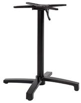 Stalo rėmas Home4you Bistro, 69 cm x 69 cm, juoda sp.