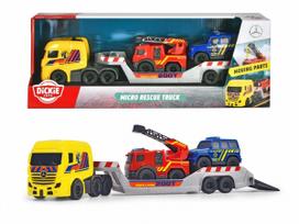 Automobilių transporteris Simba Dickie Toys Micro Rescue Truck 371-5020, įvairių spalvų