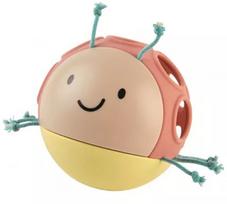 Lavinimo žaislas, kamuolys Hape Busy Bug Roll, 9 cm, įvairių spalvų