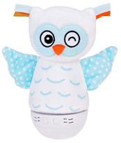 Naktinis šviestuvas Owl ZA5190, balta sp./žydra sp.