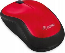 Belaidė kompiuterinė pelė Equip Comfort, raudona sp.