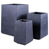 Gėlių vazonas Domoletti LT24023-3S, keramika/molis, Ø 48 cm, pilka sp.