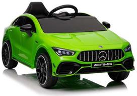Vaikiškas elektromobilis Lean Cars Mercedes CLA 45s AMG 4x4, žalia sp.