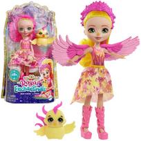 Lėlė su priedais Mattel Enchantimals Falcon Phoenix & Sunrise, 15 cm, įvairių spalvų