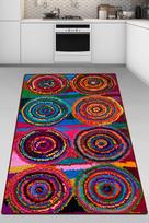 Kiliminis takas Conceptum Hypnose Boule Coloree, įvairių spalvų, 200 cm x 100 cm