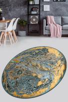 Kiliminis takas Conceptum Hypnose Prato Oval Djt, įvairių spalvų, 150 cm x 100 cm