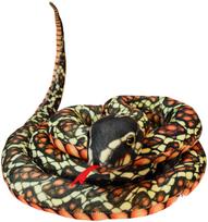 Pliušinis žaislas gyvatė Lean Toys 16447, ruda sp., 15 cm