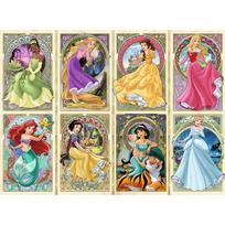 Dėlionė Ravensburger Disney Princess - Nouveau Art Princesses, 50 cm x 70 cm, 1000 vnt.