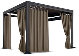 Pavėsinės užuolaidos ZMOS-04, 155 x 190 cm, ruda sp.