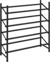 Batų lentyna Wenko Hero, juoda sp., 26 cm x 115 cm x 68 cm