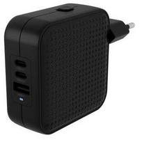 Kelioninis įkroviklis Targus HyperJuice 70W, USB Type C/USB Type A, juoda sp., 70 W