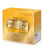 Veido kremų rinkinys Dax Perfecta Gold Q10, 65 ml, 50+, 2 vnt.
