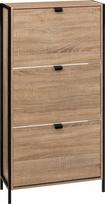 Batų spintelė 5five Aliaj, ruda sp., 63.2 cm x 24 cm x 122 cm