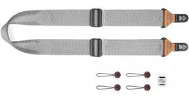 Kameros dirželis Peak Design Slide Camera Strap Ash, 145 cm, pilka sp.