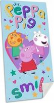 Paplūdimio rankšluostis Peppa Pig, įvairių spalvų, 140 cm x 70 cm