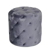 Pufas Domoletti HS-R08-2, pilka sp., 40 cm x 40 cm x 40 cm