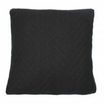 Dekoratyvinės pagalvėlės užvalkalas Dunaj PDU-06, juoda sp., 40 cm x 40 cm
