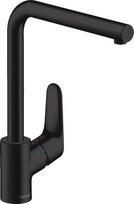 Praustuvo maišytuvas Hansgrohe Focus M41 Matt Black, juoda sp.