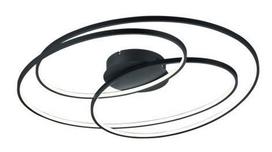 Šviestuvas lubų Trio Gale 673918032, LED, 3000 °K, 1 x 50 W, juoda sp., 65 x 80 x 14,5 cm