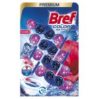 WC valiklis - gaiviklis Bref Color Aktiv Flower, 200 g, 4 vnt.