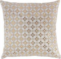 Dekoratyvinės pagalvėlės užvalkalas Douceur d`Interieur Azelia, aukso sp./smėlio sp., 45 cm x 45 cm