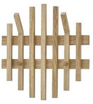 Sieninė drabužių kabykla MCakcent Bantry 52565EM9, 40 cm, ruda sp.