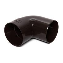 Lietvamzdžio alkūnė Scala, polivinilchloridas (pvc), ruda sp.