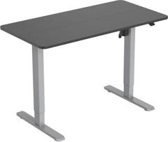 Nešiojamo kompiuterio staliukas reguliuojamo aukščio Equip Ergo 650811, 120 cm x 60 cm, 68 - 118 cm, pilka sp.