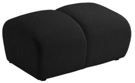 Pufas Micadoni Diana, juoda sp., 82 cm x 60 cm x 42 cm