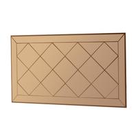 Veidrodis Kalune Design Zeora 116SAM1165, kabinamas, 60 cm x 120 cm, bronzos sp.